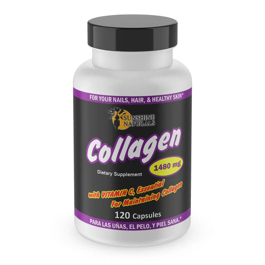 Collagen Plus Vitamin C 120 Capsules Sunshinenaturals