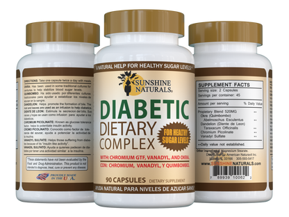 Diabetic Complex 90 Capsules