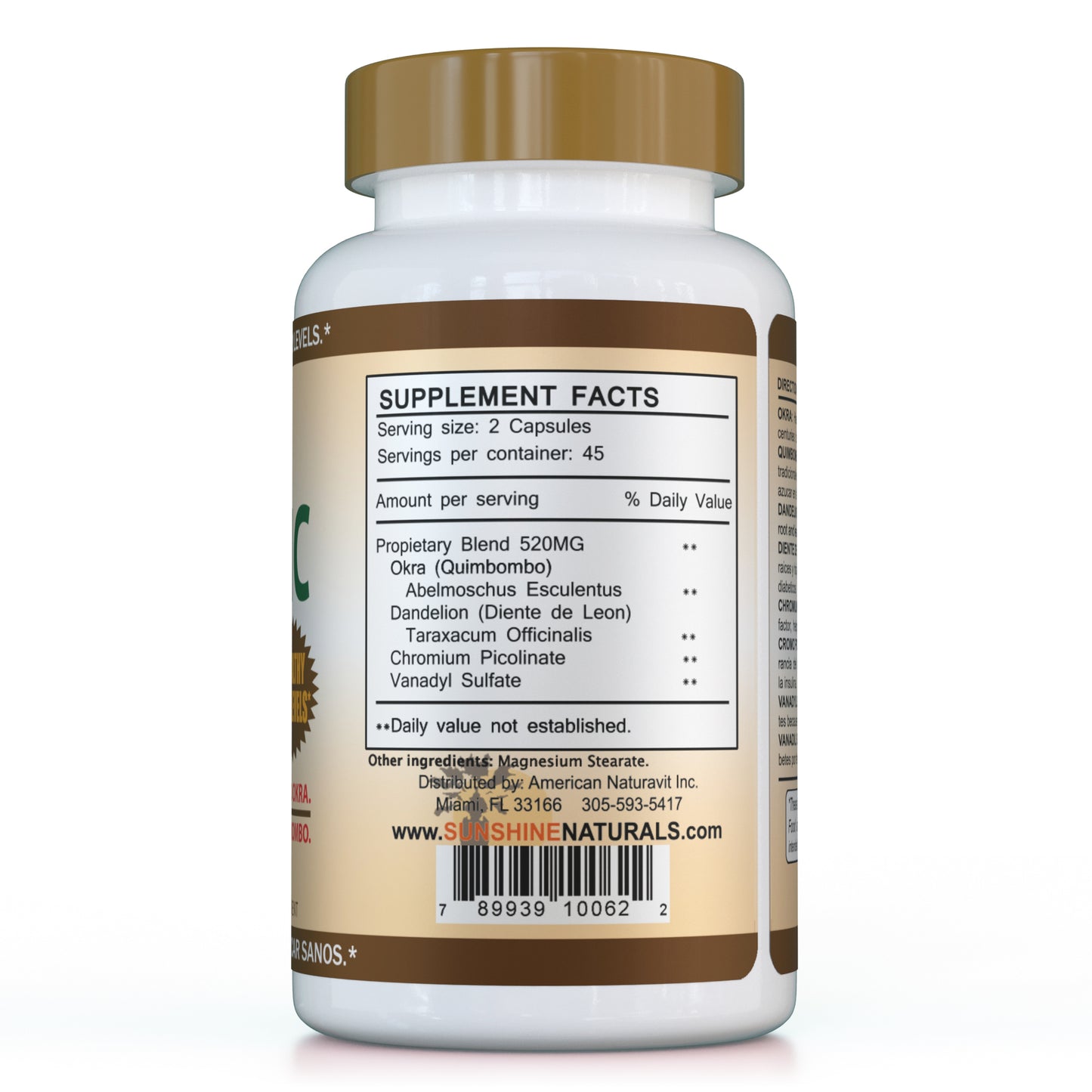 Diabetic Complex 90 Capsules