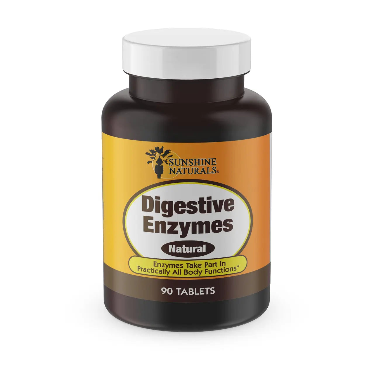 Digestive Enzymes 90 Tablets Sunshinenaturals