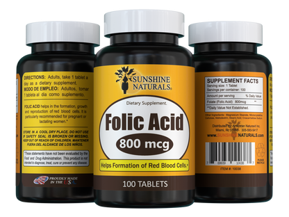 Folic Acid 100 tablets
