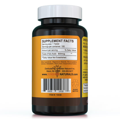 Folic Acid 100 tablets