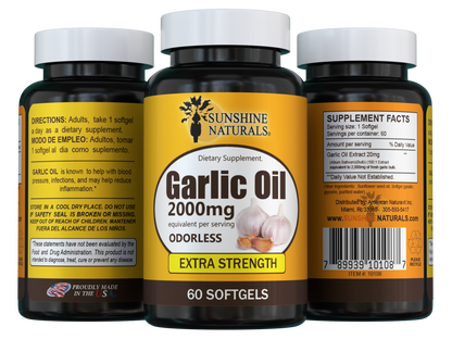 Garlic Oil 2000mg 60 Sofgels