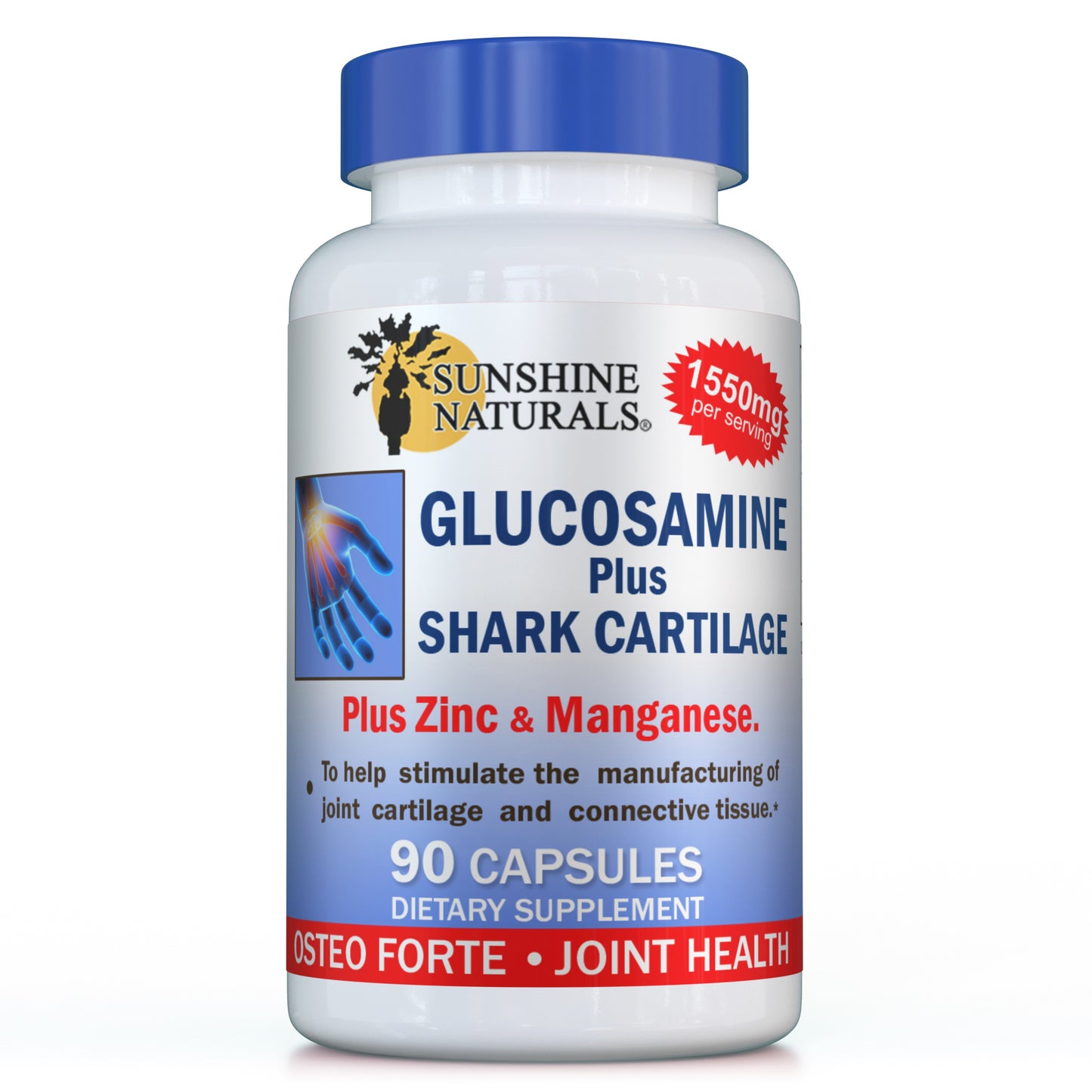 Glucosamine plus Shark Cartilage 90 Capsules