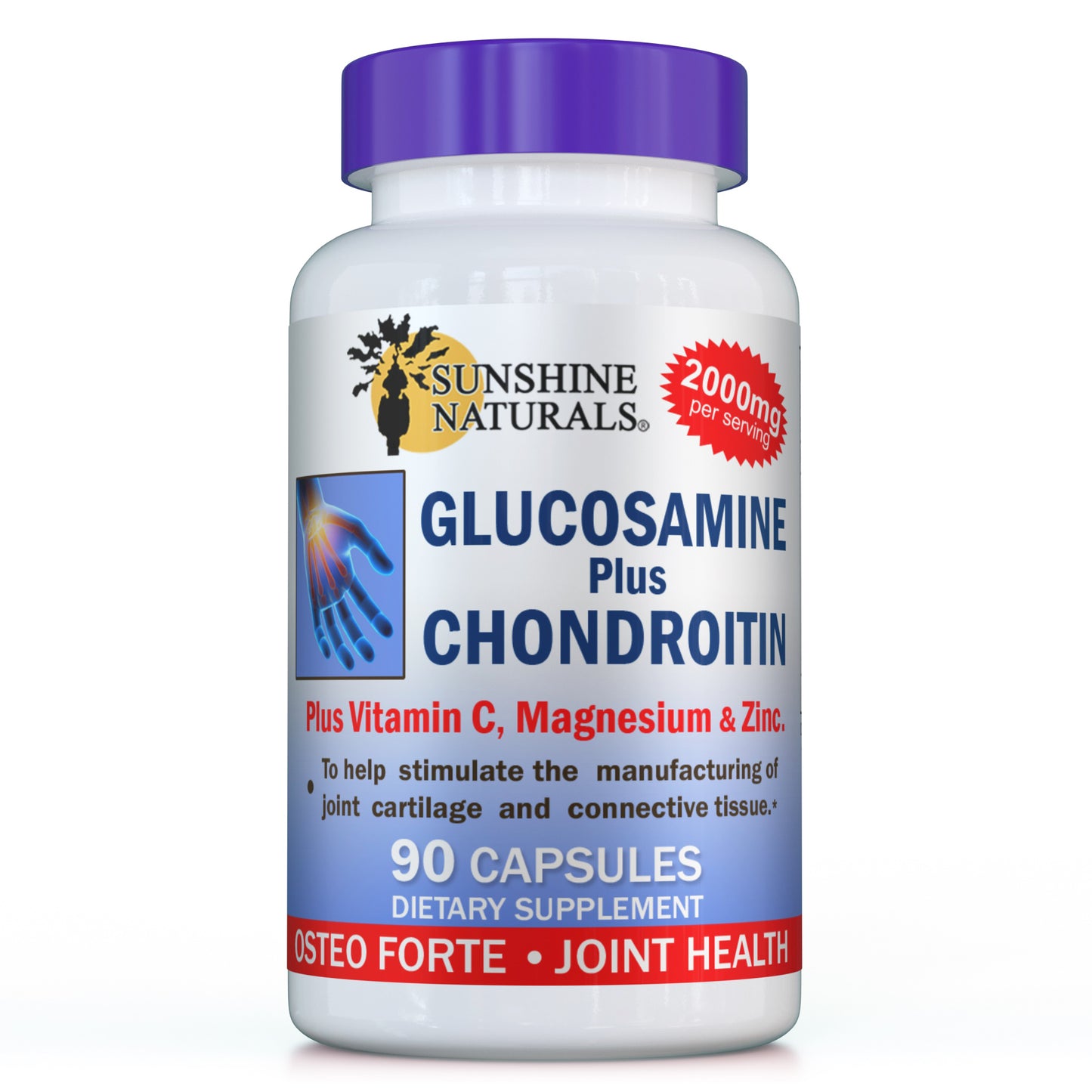 Glucosamine Sulfate and Chondroitin 90 Capsules