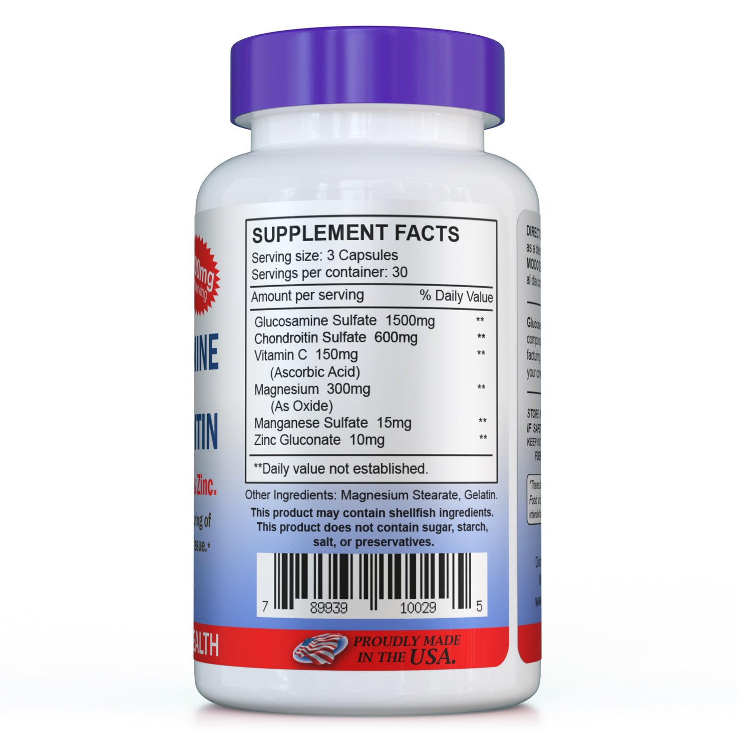 Glucosamine Sulfate and Chondroitin 90 Capsules