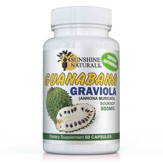 Guanabana (Graviola) 800mg 60 Capsules