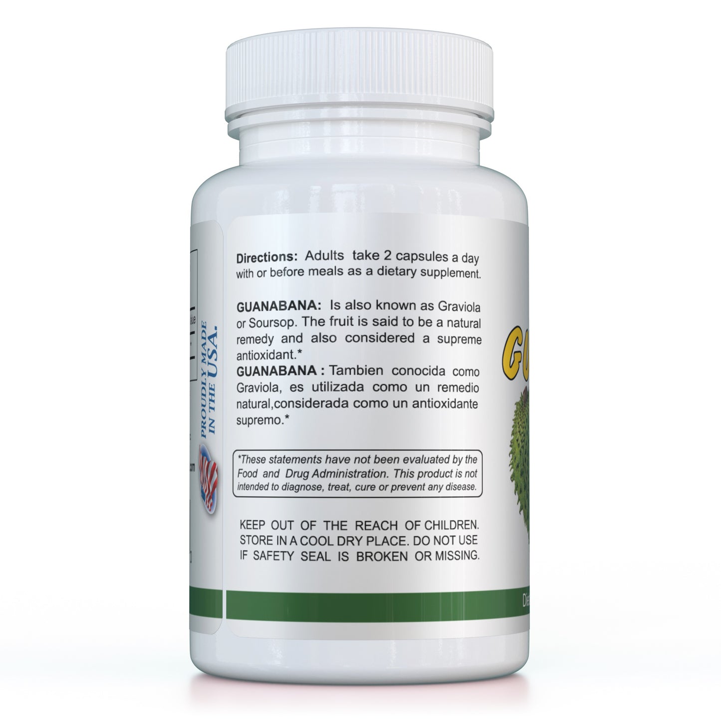 Guanabana (Graviola) 800mg 60 Capsules