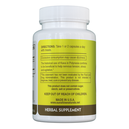 Kava Kava 425mg 60 Capsules