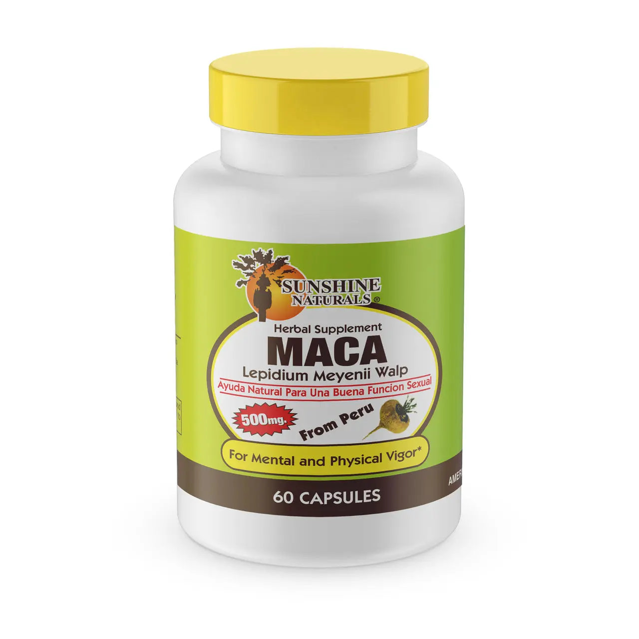 Maca Root 60 Capsules Sunshinenaturals