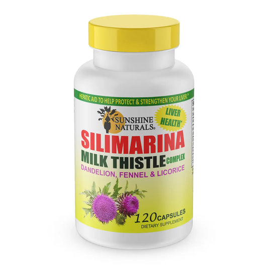 Milk Thistle 600mg 120 Capsules Sunshinenaturals
