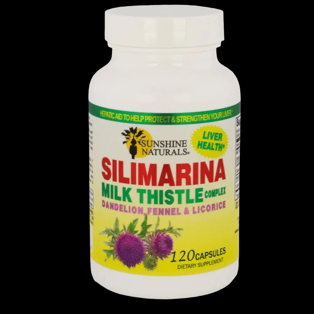 Milk Thistle 600mg 120 Capsules Sunshine Naturals