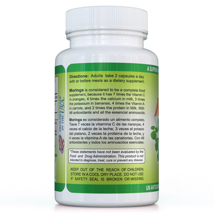 Moringa 800mg 120 Capsules