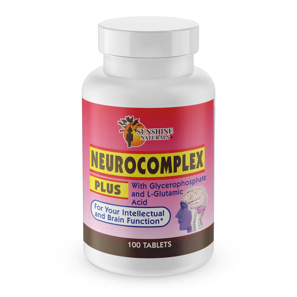 Neuro Complex Neuro - complex PLUS - 100 Tablets - Sunshine Naturals