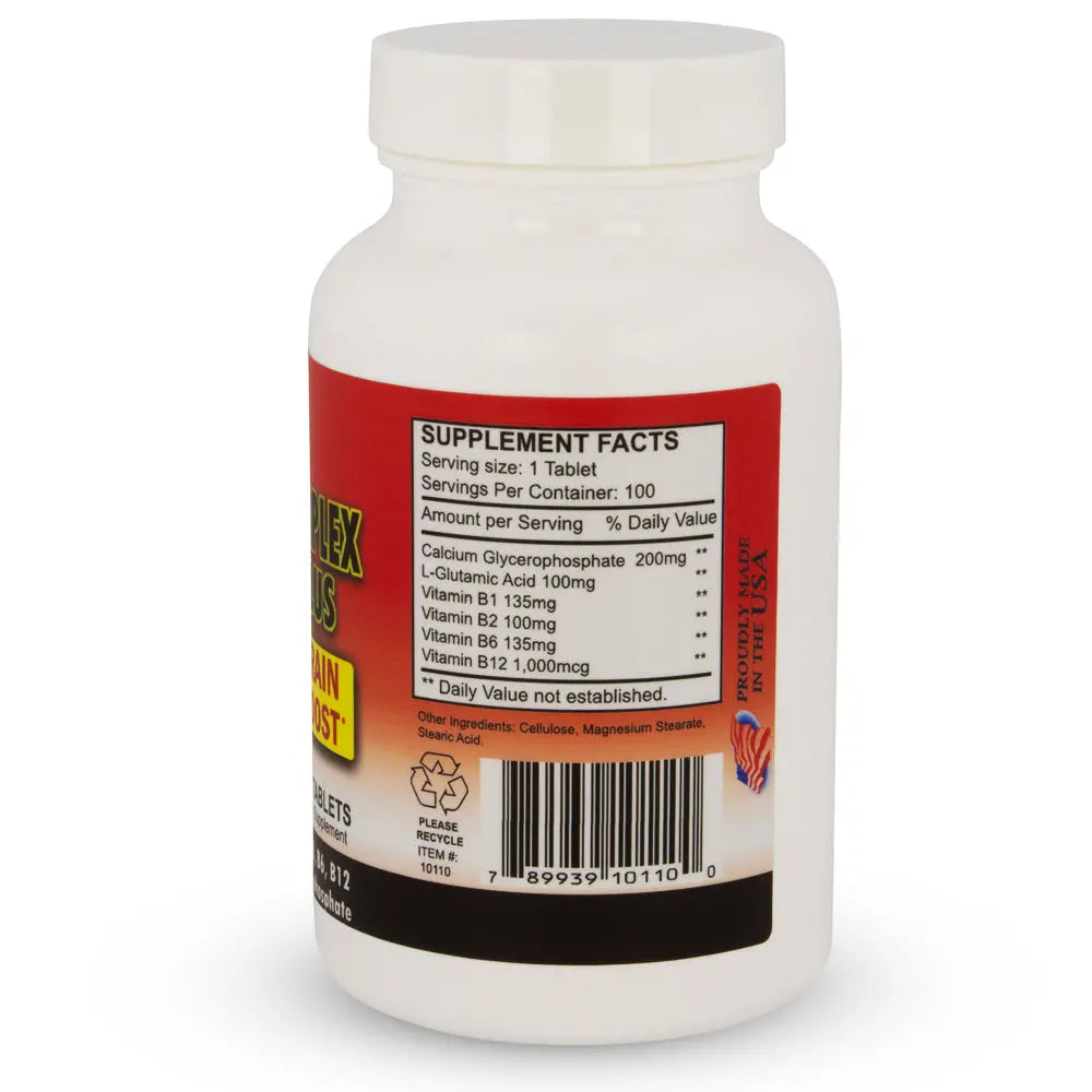 Neuro Complex Neuro - complex PLUS - 100 Tablets - Sunshine Naturals