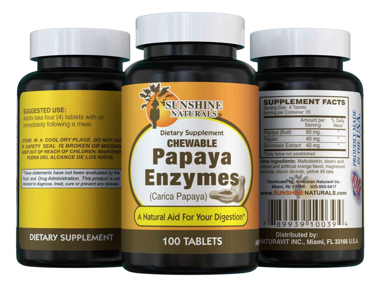 Papaya Enzymes 100  tablets