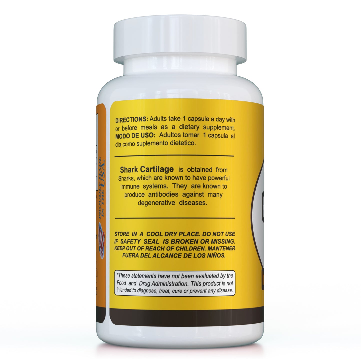 Shark Cartilage 750mg 100 Capsules