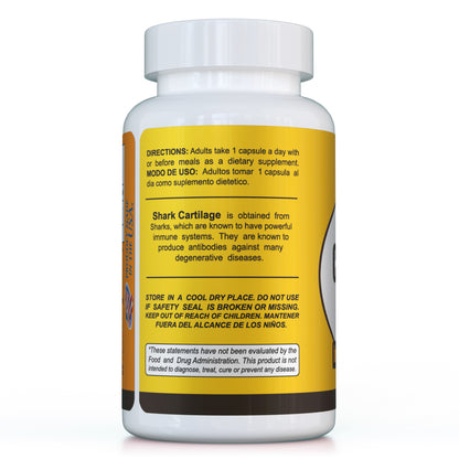 Shark Cartilage 750mg 100 Capsules