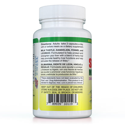 Milk Thistle 600mg 120 Capsules