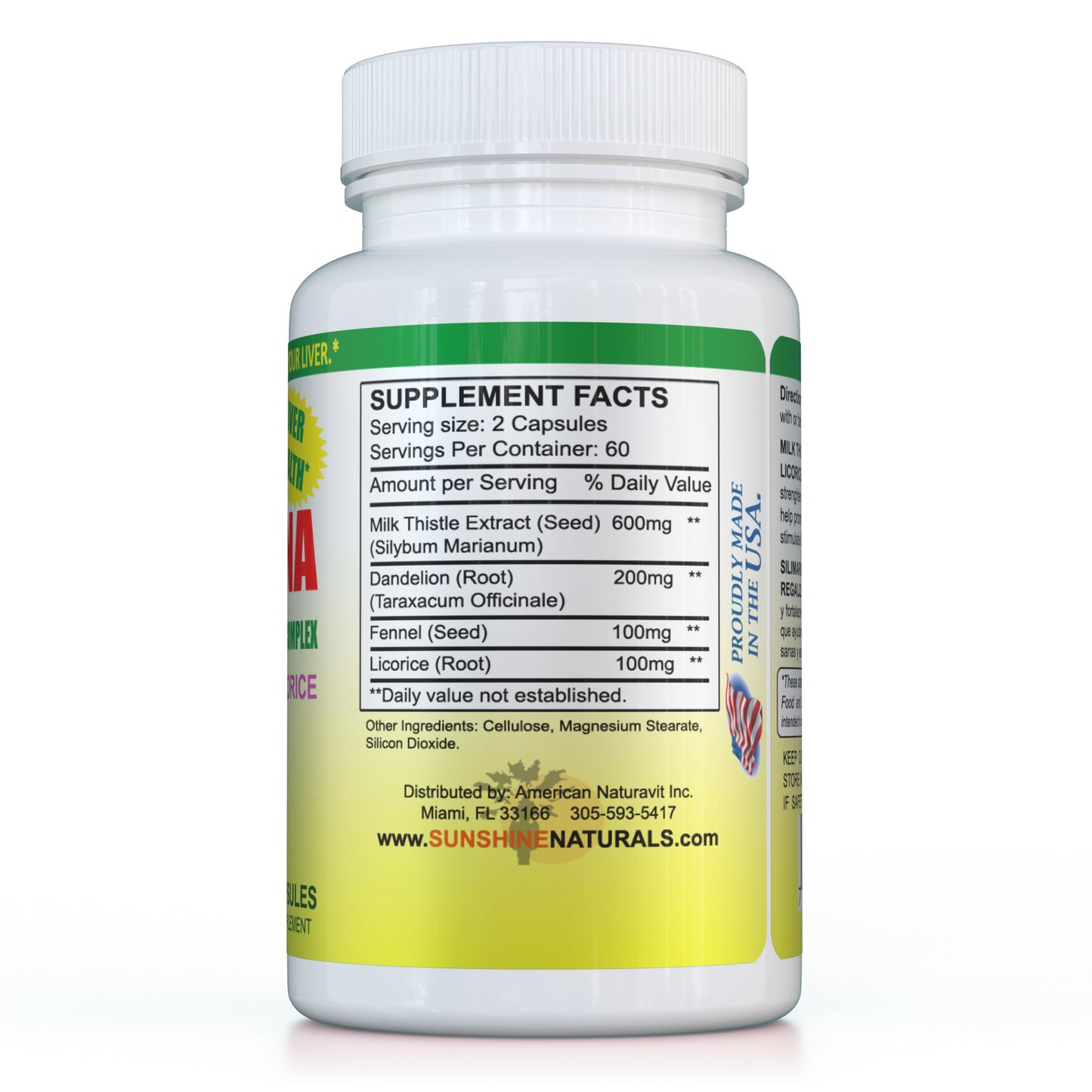 Milk Thistle 600mg 120 Capsules