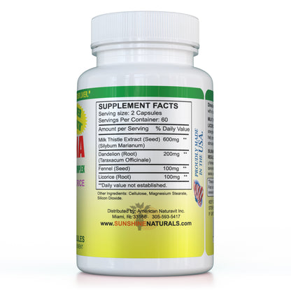 Milk Thistle 600mg 120 Capsules
