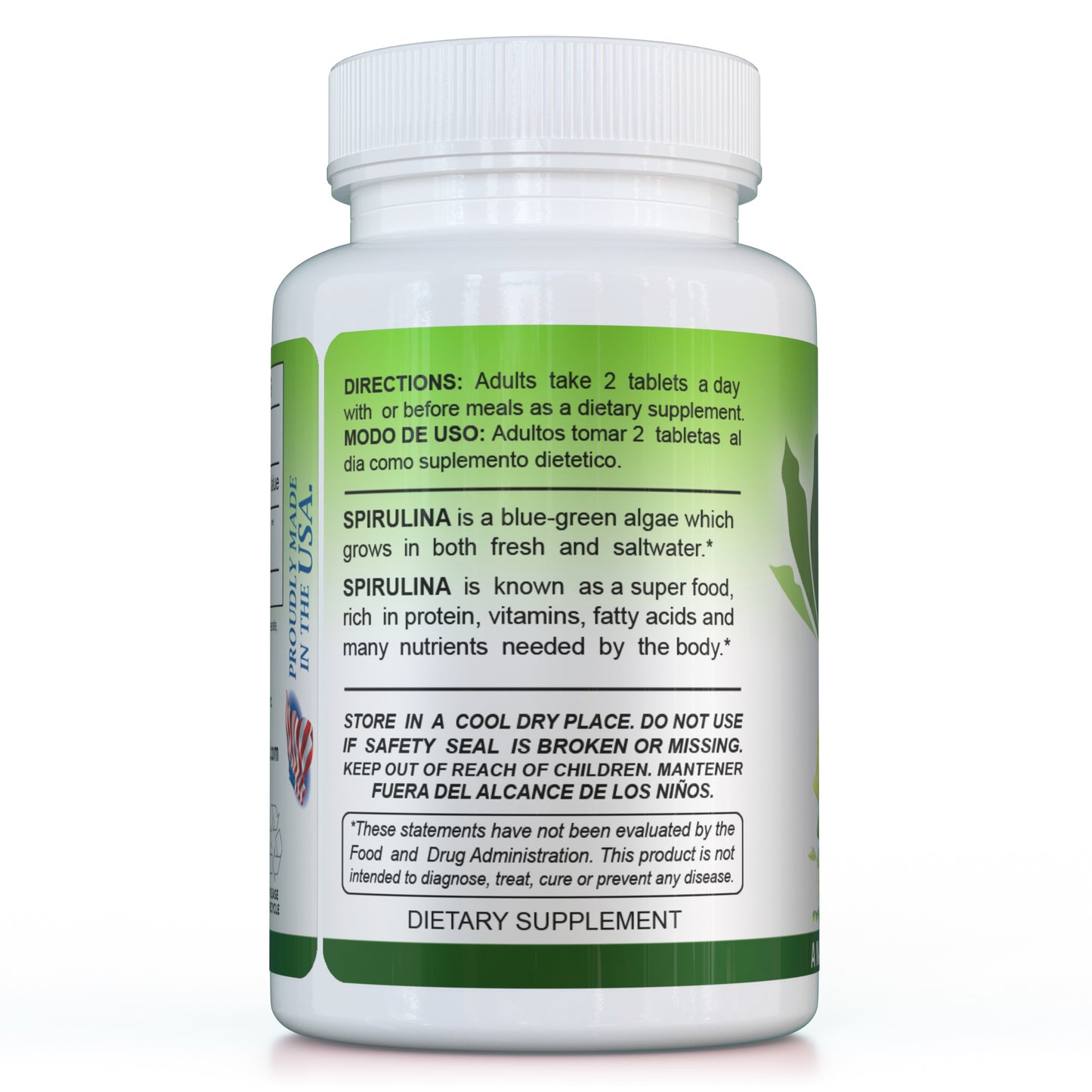 Spirulina (Amino Acids) 60 tablets