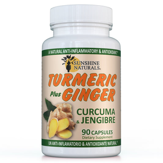 Turmeric Curcuma plus Ginger 90 Capsules