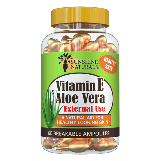 Vitamin E & Aloe Vera 60 breakable ampoules