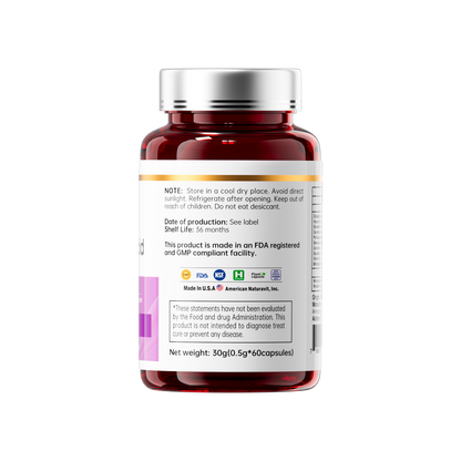 Hyaluronic Acid, Anti Aging, 60 Capsules