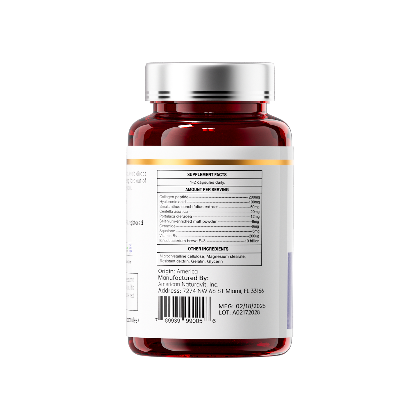 Hyaluronic Acid, Anti Aging, 60 Capsules